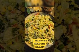 This 2 Minute Salad Changed How I Eat #healthyhabits #easyrecipe #food