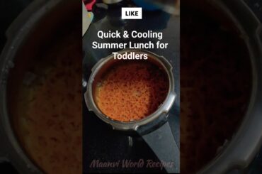 Cooking Summer-friendly healthy lunch for my toddler #shorts#quicklunch#toddlermom#babyfood#recipe