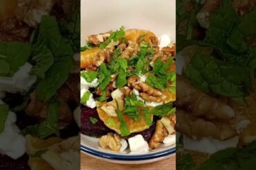 ROASTED BEETROOT WITH ORANGE||WALNUTS||FETA CHEESE#healthysalad #bbsharktv
