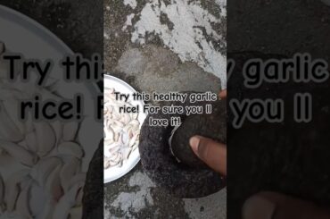 Garlic rice! #healthy #ricerecipe #yummy #tastyfood