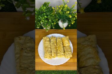 Paneer papad roll/new recipe of paneer and papad #food #reels #youtubeshorts