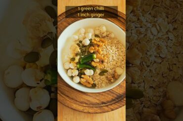 Healthy Oats Moong Dal Chilla| High Protein Breakfast in Minutes #youtubeshorts #shorts #oatsrecipe