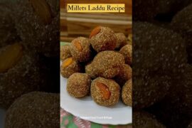 Millets Laddu Recipe | Healthy Snacks  Easy Ragi Laddu #laddu #food #cooking #recipe #milletsnacks