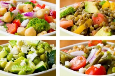 4 Healthy Vegetable Salad Recipes for Weight Loss | Easy & Nutritious | Shoeplay