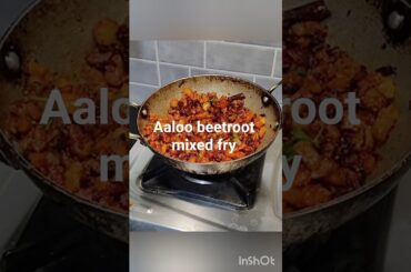 Aaloo beetroot mixed fry #healthy recipes #beetroot recipes #aaloo recipes #cooking by Nagpaddhu