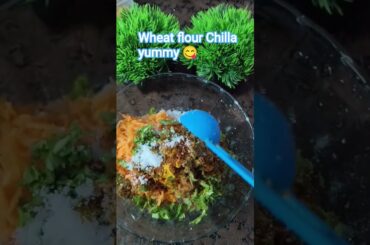 wheat flour chilla #healthy breakfast #healthy #food #easyrecipe #shorts