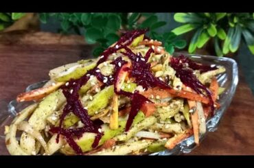 Guava Carrot Radish Salad | Healthy Crunchy Salad Recipe