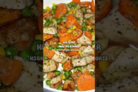 Air Fryer Pork & Veggies - Healthy Dinner in 18 Minutes | Easy air fryer recipes