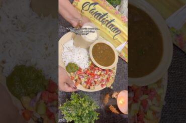 Dinner Thali Is Ready | Eat Smart | Healthy Thali Ideas | Viral Recipes | Food Hacks #shorts #food