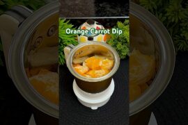 Orange Carrot Dip | No Mayo No Cream #HealthyDip #Shorts #HealthyRecipes