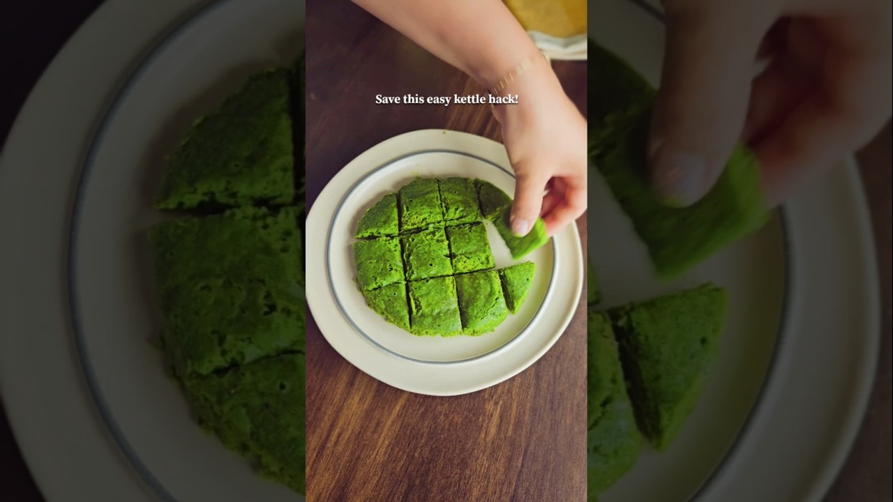 Healthy Spinach Squares Recipe | Steamed Palak Snack in Kettle | Easy Besan Spinach Dhokla Healthy Spinach Squares Recipe | Steamed Palak Snack in Kettle | Easy Besan Spinach Dhokla