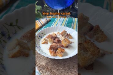 Stop Buying Cereal! Make This Healthy Breakfast in 10 Minutes | Air Fryer Bread Cereal
