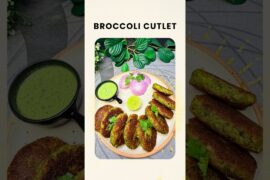 Crispy Broccoli Cutlet | Healthy Breakfast & Dinner Recipe #shorts #shortsfeed #viral #eveningsnacks