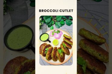 Crispy Broccoli Cutlet | Healthy Breakfast & Dinner Recipe #shorts #shortsfeed #viral #eveningsnacks