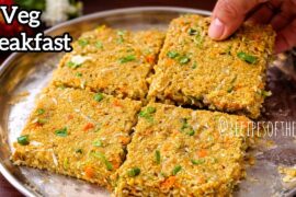Stop Eating Bread! Try This Less Oil /No Flour Healthy Veg Breakfast | Easy Breakfast Recipes