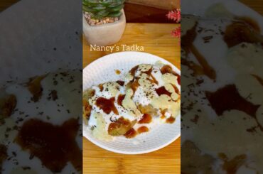 Sweet potato pattice chaat #healthy #evening #snacks #lessoil #tikki #chaat #viralvideo #recipe #