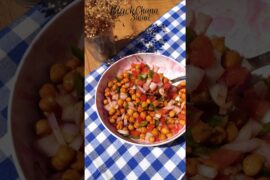 "10-Minute Black Chana Salad | Healthy Weight Loss Recipe"
