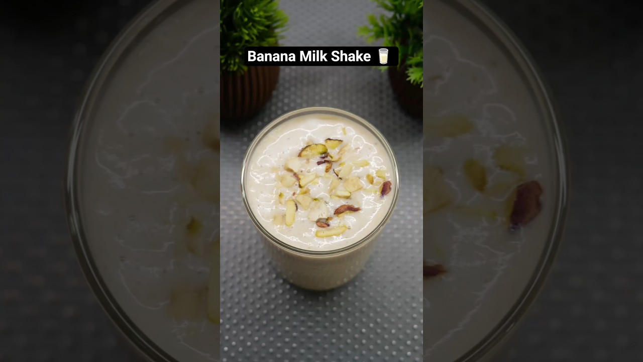 Banana Milk Shake | Dry Fruit Milk Shake Recipe | No Sugar Healthy Milkshake #Healthy #ProteinShake Banana Milk Shake | Dry Fruit Milk Shake Recipe | No Sugar Healthy Milkshake #Healthy #ProteinShake