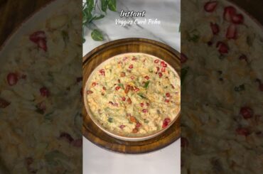 Veggies Curd Poha Recipe | Healthy Breakfast Idea #shorts @C@Cookwithchandni719