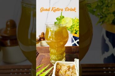 Super Healthy Drink For Summer | Gond Katira Drink #viral #trending #healthy
