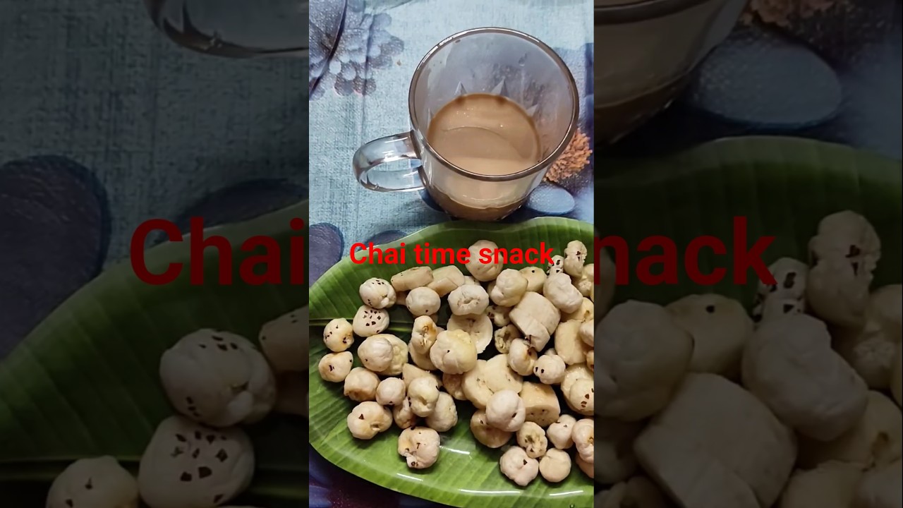 evening snacks recipe/tea time makhana fry#shorts evening snacks recipe/tea time makhana fry#shorts