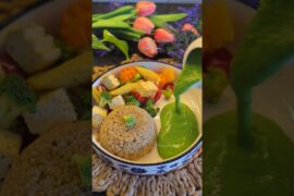 Healthy dinner ideas | Stir-Fried veggies and Quinoa bowl #shorts #viral