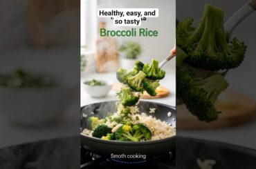 This Broccoli Rice Looks So Good #broccolirecipes #healthy #recipe #shorts #viralfood