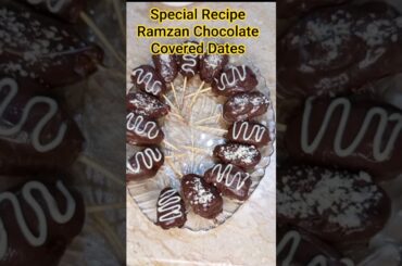 Easy Quick Chocolate Covered Dates#short#youtubeshort#