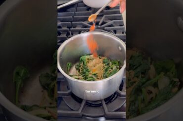 Lentils plus greens plus SPICES = health longevity and JOY recipe on my instagram #healthy