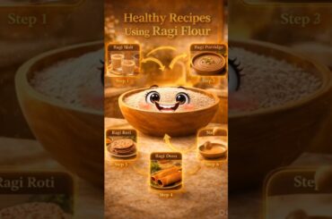 Healthy lifestyle with ragi delicious recipes #foryou #food #viral #shortsyoutube