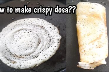 Dosa tips & tricks| How to make crispy dosa|South indian style dosa|Dosa sticking on pan|Dosa Batter