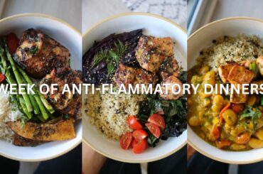 Week of Anti-Inflammatory Dinners | Nourishing Balanced Recipes