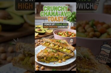 High protein sandwich | Avacado chana sandwich #shorts#shortsfeed#food