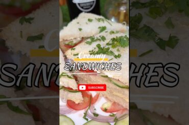 NO GAS COOKING Recipe (Healthy Creamy Sandwiches Recipe#shorts #sandwich #healthy #amul #cream #diet