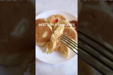 5-Min Fluffy Apple Pancakes Recipe | Easy & Delicious #applepancake #applerecipes