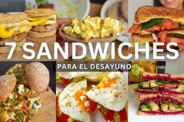 7 Recetas de Sandwiches para un Desayuno Saludable | Mejores recetas del 2023