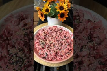 Weightloss Beetroot Apple Greek Yogurt Salad High Protein #shorts #trending #salad #viral #food