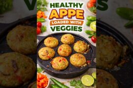 Healthy Veggie Appe Recipe | Quick Breakfast & Lunch Idea | Ready in 15 Minutes#viral#food#trending