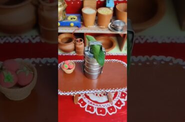 Reverse Mini lunch box packing#mini #miniature#dollhouse#southindiandishes#viral #trending