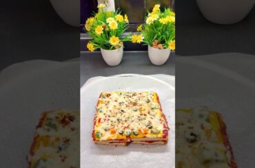 Bread pizza l #trending #viral #youtubeshorts #shorts #shortvideo