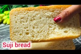 Suji cake healthy bread at home #baking bread #semolina