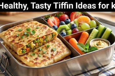 4 Quick and Healthy Tiffin Ideas for kids | Breakfast Recipes | Lunchbox Recipes | Tiffin Recipes