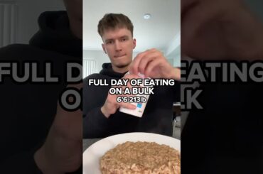 Full day of eating 6’6! #fulldayofeating #mealprepideas #lunchideas #dinnerideas #food #mealprep