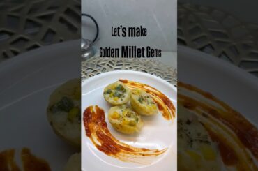 Barnyard Millets Pizza Bites | Healthy Snacks #shorts #healthy #healthyfood #viral #ytshorts #fyp