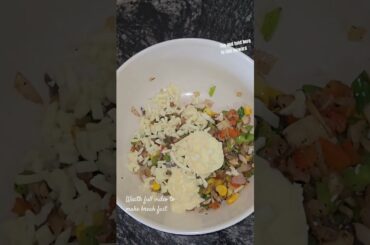 healthy and quick sandwicth| Corn Cheese Sandwich Recipe |Cheesy Snack | Easy Veg Sandwich#shorts