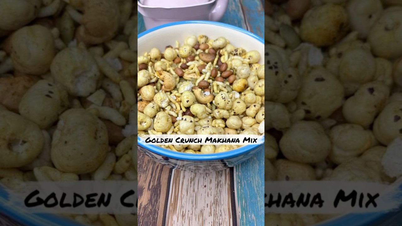 Fit Snack: Roasted Makhana Trail Mix #makhana #healthyfood #airfryer #snackideas #foxnut #recipe Fit Snack: Roasted Makhana Trail Mix #makhana #healthyfood #airfryer #snackideas #foxnut #recipe