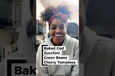 Baked Cod! we have healthy food at home! #dinnerideas #fishrecipes