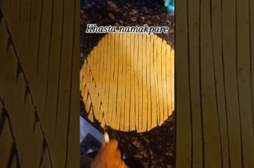 tea time snack | khasta namkeen pare| namakpare| recipe #food #viral #shorts