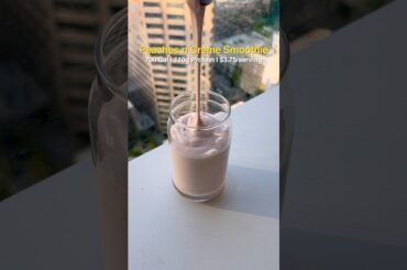 peaches n creme smoothie (110g protein) #shorts