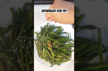 Asparagus stir fry recipe| asparagus kaise banaye   #youtubeshorts #shorts